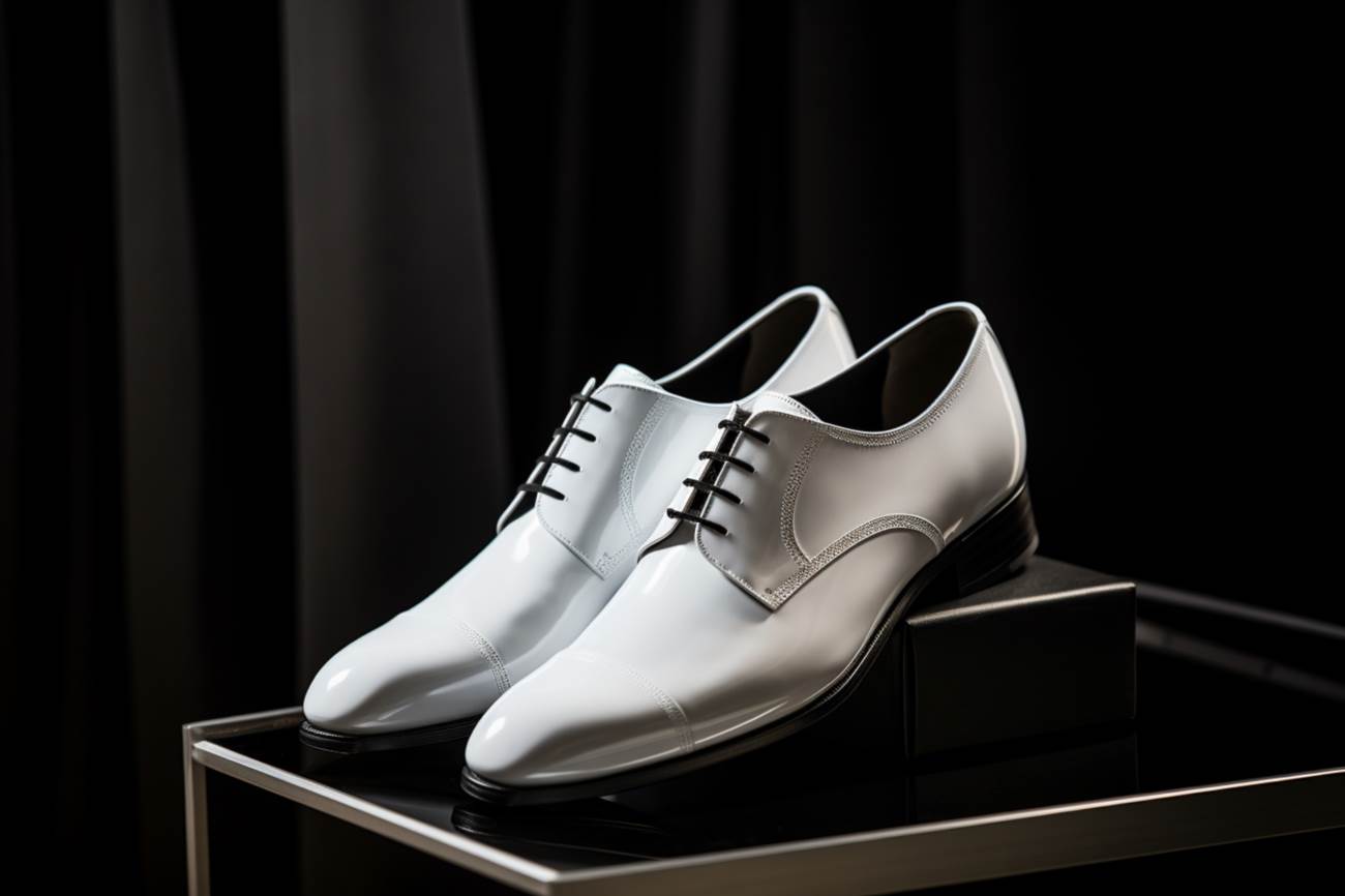 Białe buty do garnituru: elegancja i styl w jednym